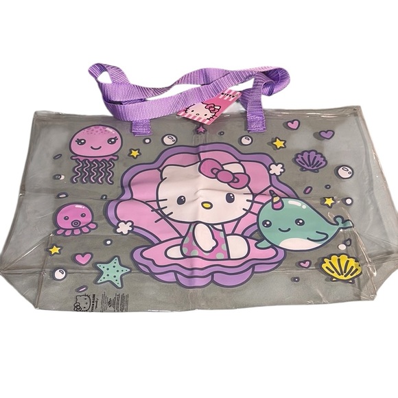 fast forward Handbags - Hello Kitty Mermaid Vinyl Swim Tote Bag – Sanrio 2025 NWT